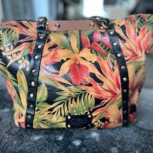 Patricia Nash Benvenuto Leather Tote